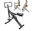 TOTAL CRUNCH Power Rider Ab Core Squat Glute Exercise Workout Machine Abdominal Crunch Cardio Trainer Horse Rider Home Gym w Monitor