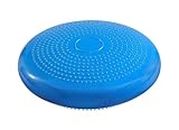 Inditradition Exercise Balance Board, Inflated Balance Stability Disc Cushion | 13 Inches Diameter (Blue)