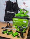 Greenworks GD40BVK2X & G40LT Akku-Blattgebläse & Strimmer Konvolut 40 V Set 🙂 🙂