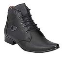 Shoe Rider Handstitched Men's Black Ankle Boots - 9 UK