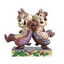 Enesco Jim Shore Disney Traditions Friendship Chip and Dale Figurine, 5.25-inches