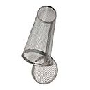 BBQ Basket Grilling Rolling Grill Grid Picnic Rack Wire Mesh Cylinder Rotisserie Cooking Supplies Kitchen Tool Cookware, L