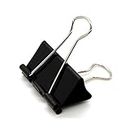 DSTELIN Large Binder Clips 1.6-Inch (24 Pack), Big Paper Clamps Clips for Office Supplies, 1.6-Inch/41mm Width, 0.7-Inch/18mm Capacity, Black