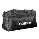 FORZA Large Football Kit Bag - Black Sports Bag/Holdall Bag | Durable Bag for Sports Gear | Secure Zip Fastening | Large Capacity: 95L | Splash Proof Design