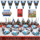 Roblox Party Supplies Balloons Kids Birthday Decoration Tableware Hats Banner