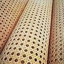 SK Webbing Natural Rattan Cane Mesh Roll for Home Furnishing Multicolor (18 x 48, Natural Brown)