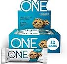 ONE Protein Bars, Chocolate Chip Cookie Dough, Gluten Free Protein Bars with 20g Protein and only 1g Sugar, Snacking for High in Protein Diets, 60g (12 Pack) [Packaging May Vary]