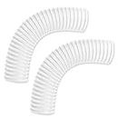 KeeTidy Rotator Vacuum Hose Replacement Parts Compatible with Shark Rotator Vacuum Cleaner NV752, NV341, NV470, NV472, NV500, NV500CO, NV500GD, NV501, NV552, UV560, 1-1/2" Lower Dust Hose (2 Pack)