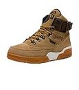 Patrick Ewing Mens 33 Hi Winter Sand Leather Trainers 10.5 US