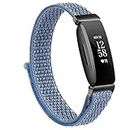 Vancle Bracelet Compatible pour Fitbit Inspire/Inspire HR/Inspire 2, Silicone Bracelet de Remplacement avec Fitbit Inspire/Inspire HR/Inspire 2, Femmes Hommes, Bleu