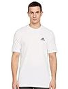 Adidas Men's Regular T-Shirt (HA7028_L_White/Black L)