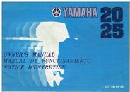 MOTORES FUERABORDA YAMAHA 20 Y 25 HP 1973 MANUAL DE INSTRUCCIONES Y MANTENIMIENTO DEL PROPIETARIO