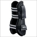 72EF Med Equifit Originals Hook Loop Closure Horse Leg Front Leather T Boots