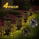 4-12 Pcs LED Solar Garden Ground Lights Sensor Light Patio Lawn Lamp Waterproof