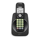 VTech DECT 6.0 Cordless Phone with Full Duplex Speakerphone and Caller ID/Call Waiting, VG101-11 (Black)