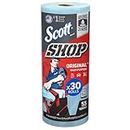 Scott 75130 Shop Towels, Standard Roll, 10 2/5 x 11, Blue, 55/Roll, 30 Rolls/Carton