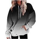 eguiwyn Plus Size Tops for Women Hooded Sweatshirt Long Sleeve womens striped shirt a new day clothing discounts and promotions today women jackets winter clearance womens jacket girls hoodies M