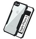 COBERTA Back Cover for Apple iPhone 6s Back Cover Case - Black Transparent