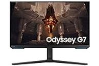 Samsung 28-inch(70.8cm) Odyssey G7 Gaming, UHD 4K, 144Hz, 1ms, HAS, IPS Panel, G-Sync Compatible, HDR 400, Smart TV Experience, (LS28BG700EWXXL, Black)