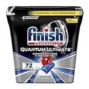 Finish Power Ball Quantum Ultimate Dishwasher Detergent Tabs, Scrubs, Degreases, Shines, Ultimate Clean & Sine 1st time everytime, 72 Tabs
