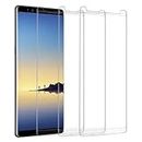 XINXUSONG Galaxy Note 8 Screen Protector, 3 Pack For Galaxy Note 8 N950 Tempered Glass Screen Protector,Anti-Scratch 9H Hardness Full Coverage Silk Print Galaxy Note 8 N950 Protective Film Black