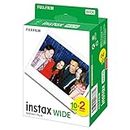 Fujifilm instax WIDE Film Pellicole Instantanee per Fotocamere instax WIDE, 10x2 Foto