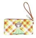Shopaholic Adorable Chinese Girl Featured Artifical Leather Pencil Pouch,Hand Pouch to Store Your Valuables for Kids/Teenagers/Women(Small Size)