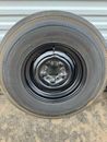 15x6 Steel COPO Wheel, Ash Gold with F70-15 Redline Tires / Hurst Cheater Slicks