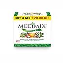 MEDIMIX Classic Ayurvedic Soap with 18Herbs | Buy 3 Get Rs.20 off | Each 125g |