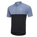 Souke Sports Men's Cycling Jersey Bike Bicycle Shirt Short Sleeve with 3 Rear Pockets… Black/Grey