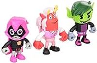 Mattel Teen Titans Go! Mini Trigon, Happy Raven and Beastboy Exclusive Figures, 3-Pack