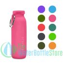 Bübi 22 oz 650 ml Collapsible Silicone Water Bottle Foldable Camping Hiking New