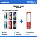 TENGA SPINNER Reusable Spiral-Motion Male Masturbator/Stroker Bundle NWT NIB