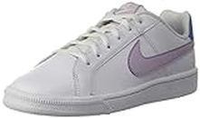 Nike Girls Court Royale (GS) White/Iced Lilac-Soar Sneakers-4.5 UK (37.5 EU) (5 Kids US) (833535-108)