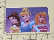 Tarjeta de regalo coleccionable Walmart Disney Princess Aurora Belle Cinderella VL2653 JD