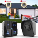 Wireless Solar Driveway Alarm Sensor Security System Indoor&Outdoor Home Garden