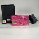 [Mint] Nikon CoolPix S6200 16,0Mp Digital Camera Pink + Case + SD Card 