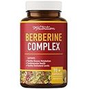Berberine HCL Supplement | 1000mg | High Potency | Support Glucose Metabolism & Cardiovascular Health | 500mg Per Capsule | With Bitter Melon | Non-GMO, Third-Party Tested | 90 Ct. (45-Day Supply)