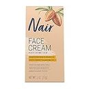 Nair Moisturizing Face Cream for Upper Lip Chin And Face Hair Removal, 2 Ounce