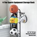 Sports Equipment Storage Rack Garage Sports Equipment Organizer w/ 2 Baskets NEW