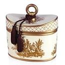 Seda France Japanese Quince Classic Toile Ceramic Two-Wick Candle