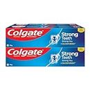 Colgate Strong Teeth, 700g, India’s No: 1 Toothpaste Brand, Calcium-boost for 2X Stronger Teeth, Prevents cavities, Whitens Teeth, Freshens Breath (Combo Pack)