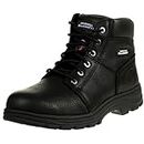 Skechers Men's Workshire Classic Boots, Black Embossed Leather, 9 UK