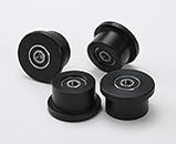 Total Gym Replacement Set of 4 Wheels/Rollers for Models 1000, 1100, 1400, 1500, 1600, 1700, 1800, 1900, Achiever, Force, Gold, Max, Platinum, Platinum Plus, Pro, Supra, Supreme, Ultima, Ultra, XLI