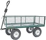 Garden Cart Extra Large Outdoor Trolley, Towable, Large Wheels, Heavy Duty, V. Tough. 450kg Tested Load. Super-Simple only 6 bolts. Over 5,900 sold- read the reviews! OT1014