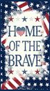 Hearts' Anthem Home of the Brave Quilt Fabric Panel 24 x 44"  Wilmington