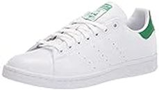 adidas Originals Women's Stan Smith (End Plastic Waste) Sneaker, White/Green/White, 8