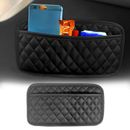 PU Leather Car Auto Storage Pocket Seat Back Door Center Console Organizer Bag