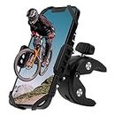 Ryaco Support de téléphone pour vélo Support Universel réglable à 360° pour iPhone 14PM 13P 12PM Mini 11PM Samsung S10 S9, Smartphone 3,5-7,2 Pouces