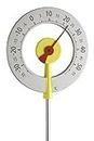 TFA Dostmann Lollipop analoges Design-Gartenthermometer, 12.2055.07, wetterfest mit großen Ziffern, L 240 x B 55 x H 950 mm